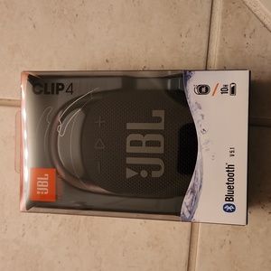 JBL Clip 4. New in box. Black.